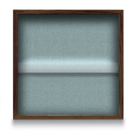 United Visual Products Outdoor Enclosed Combo Board, 48"x36", Satin Frame/Green & Cinnabar UVCB4836OD-GREEN-CINNABA